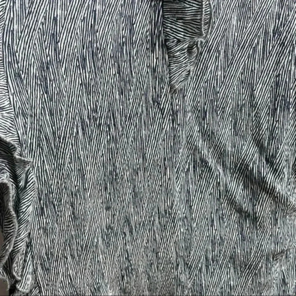 APIECE APART San Rafael Navy Print Ruffle Silk Dress 8 - Picture 5 of 8